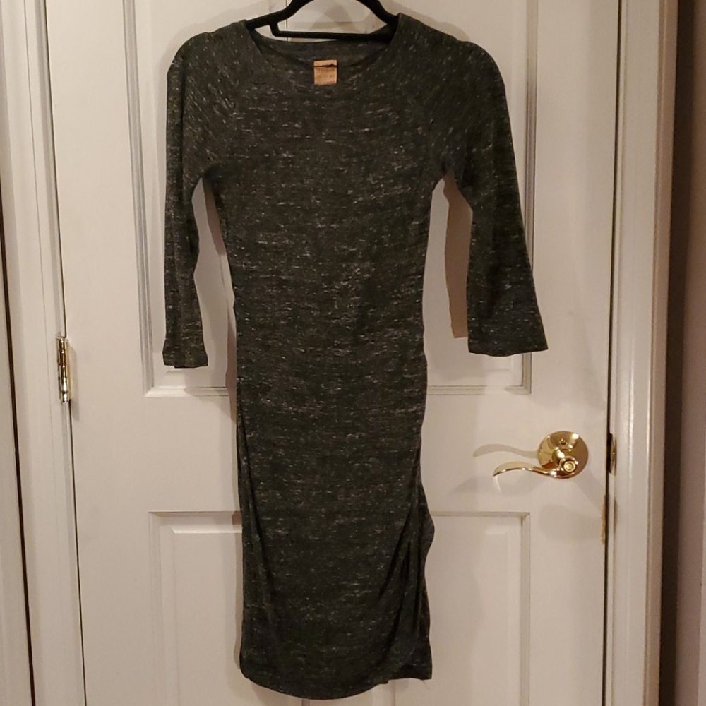 Zara Trafaluc Fitted Ruched Mini Dress